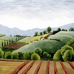 Tuscan Valley Sketch III
