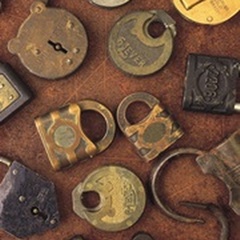 Antique Lock Collage