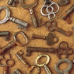 Antique Key Collage