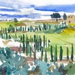 Vibrant Tuscan Landscape II