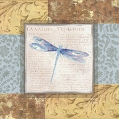Collaged Dragonflies V