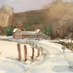 Connecticut Barns in Winter