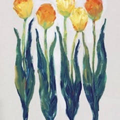 Tulips in a Row I