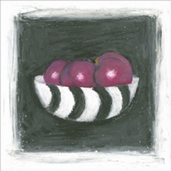 Plums in Bowl