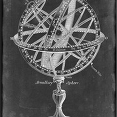 Armillary Sphere on Charcoal I
