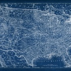 US Map Blueprint