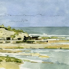 Coastal Sketch IV