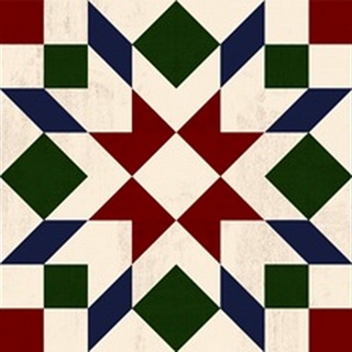 Christmas Barn Quilt Collection A