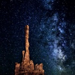 A Totem Pole Night Sky
