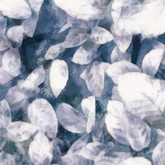 Blue Shaded Leaves III