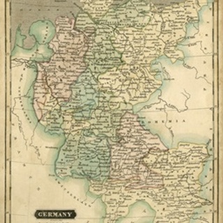 Thomson's Map of Germany