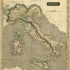 Thomson's Map of Italy