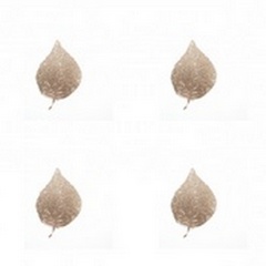 4-Up Rose Gold Foil Leaf II