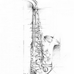 Saxophone Sketch