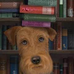 Airedale and Books