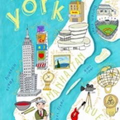 Illustrated State Maps New York