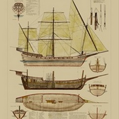 Antique Ship Plan II