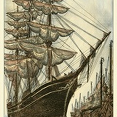 Printed Majestic Ship II