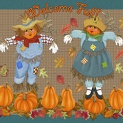 Fall Scarecrow Collection A