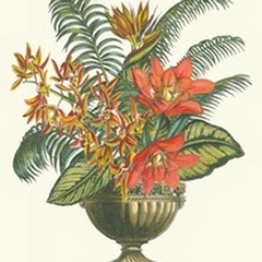 Exotic Flowers in Urn I