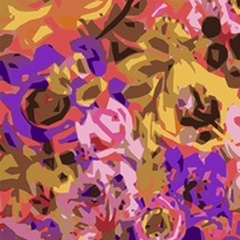 Warm Abstract Floral I