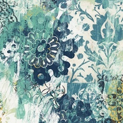 Blue Floral Layers II