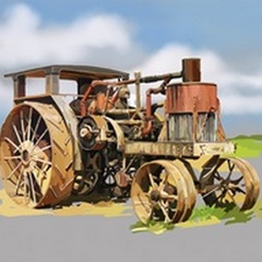 Vintage Tractor XII