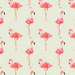 Flamingo Forest Collection I