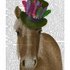 Horse with Feather Hat