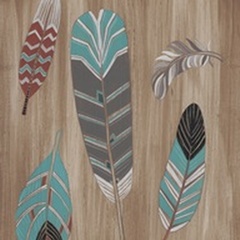 Driftwood Feathers I