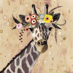Klimt Giraffe II