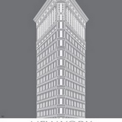 New York Flat Iron Building Monochrome
