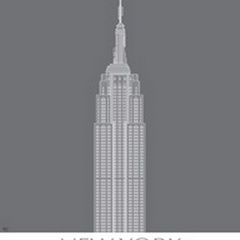 New York Empire State Building Monochrome