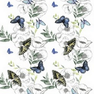 Watercolor Butterfly Collection E