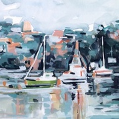 Watercolor Bay I