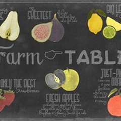 Blackboard Fruit Collection A