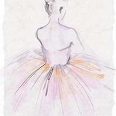 Watercolor Ballerina II
