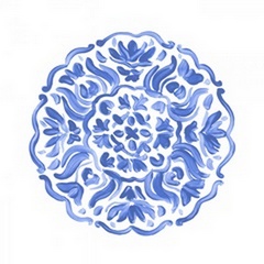 Porcelain Medallion II