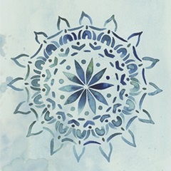 Watercolor Mandala III
