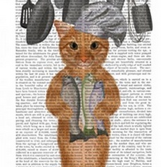 Ginger Cat Fish Chef, Full Book Print