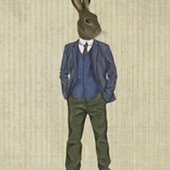 Rabbit in Blue Waistcoat