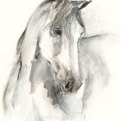Watercolor Equine Study I