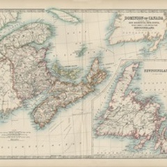 Johnston's Map of Canada