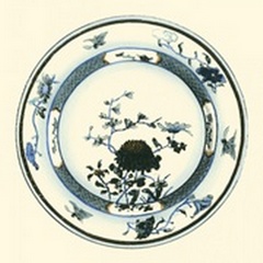 Blue and White Porcelain Plate III