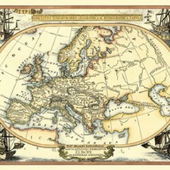 Nautical Map of Europe