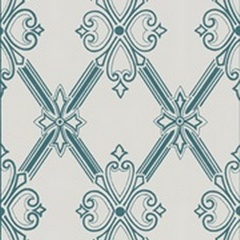 Ornamental Pattern in Teal II