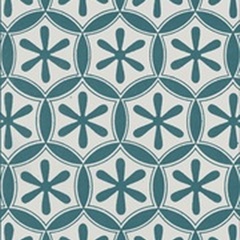 Ornamental Pattern in Teal III