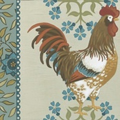 Cottage Roosters Collection A
