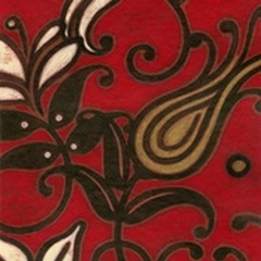 Scarlet Textile I