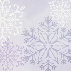 Pastel Snowflakes I